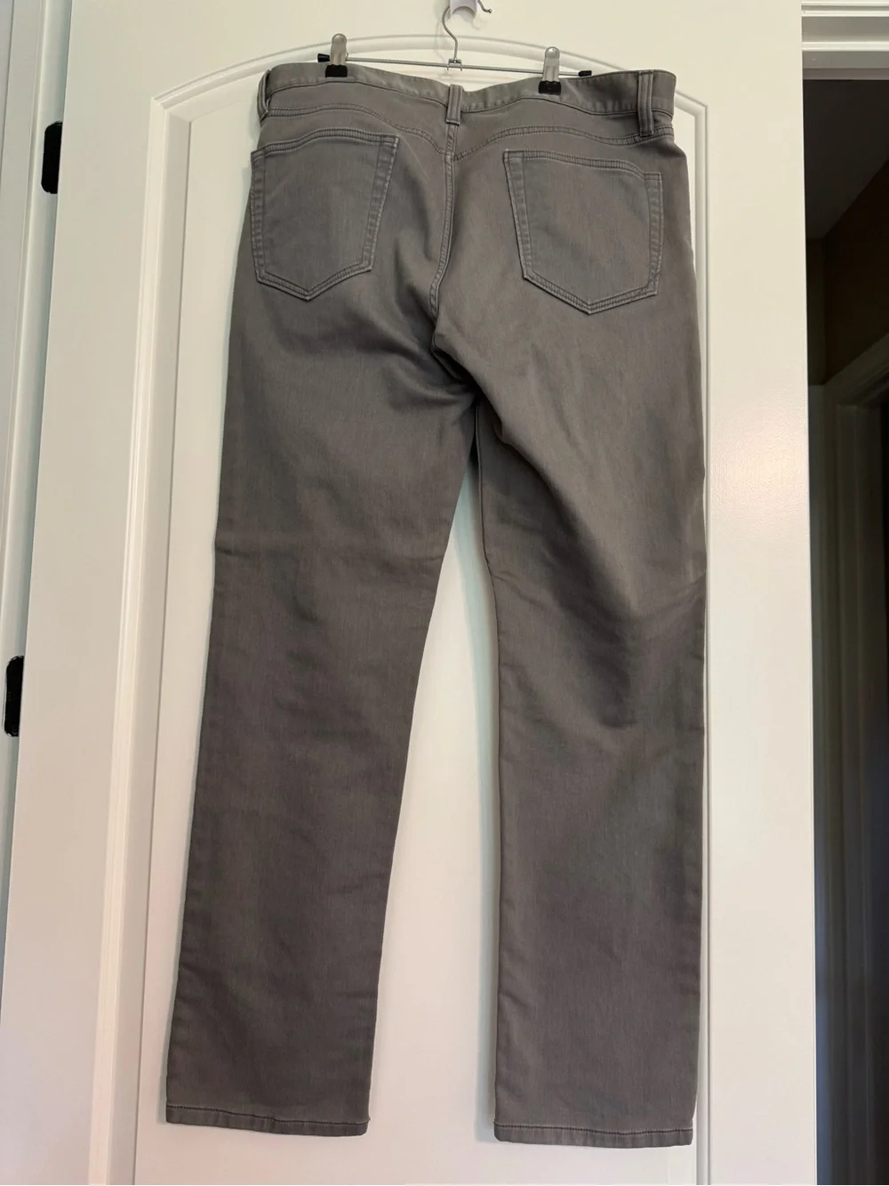 Banana Republic Men's Gray Traveler Slim Pants